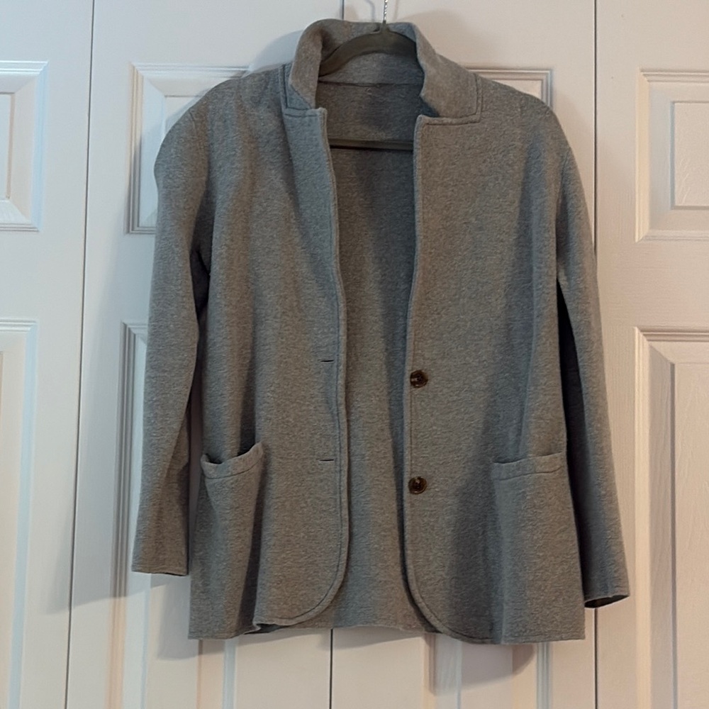 J.Crew Gray Knit Blazer size XS